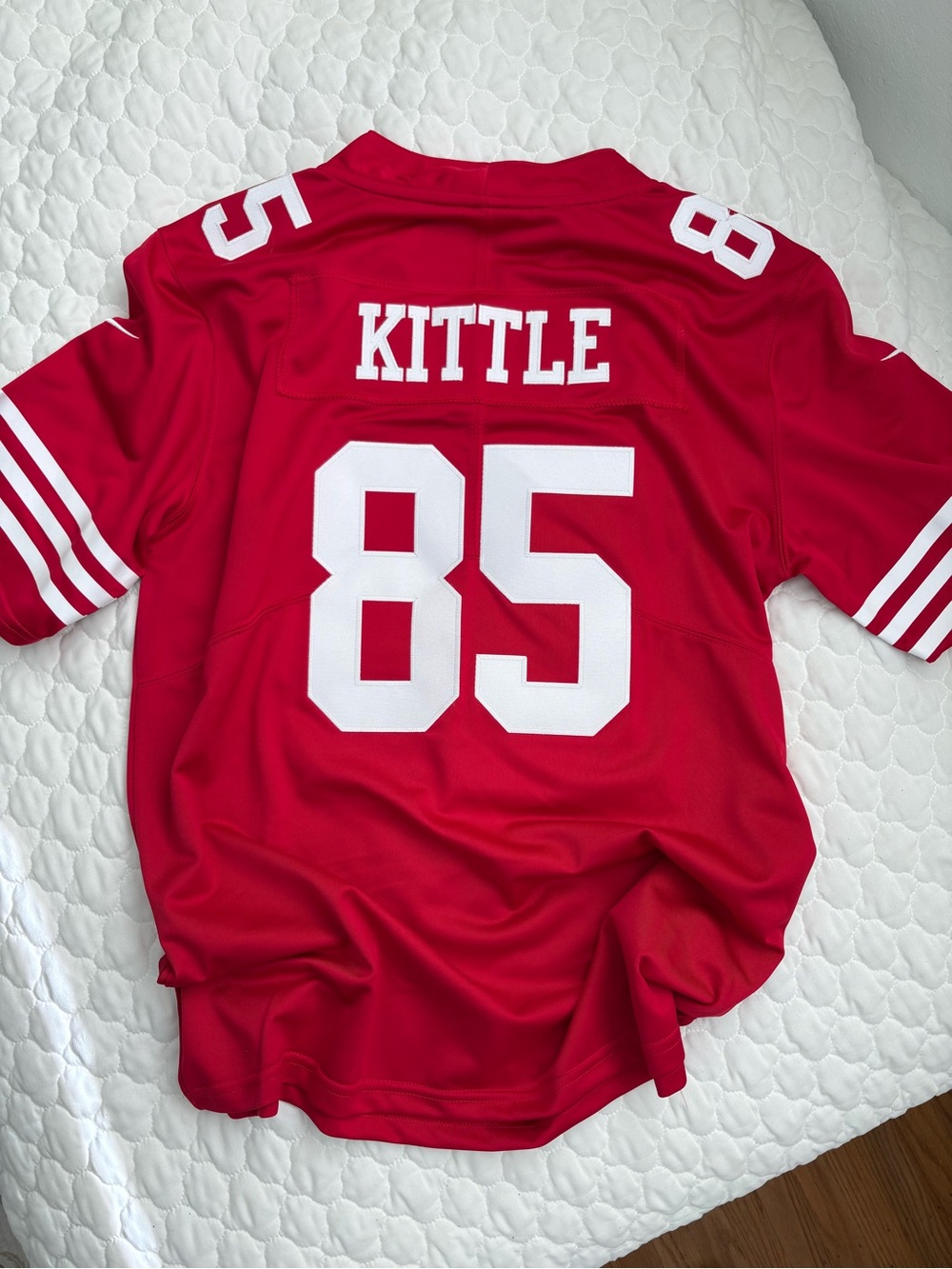 Nike Stitched Kittle Jersey, #85, 49ers